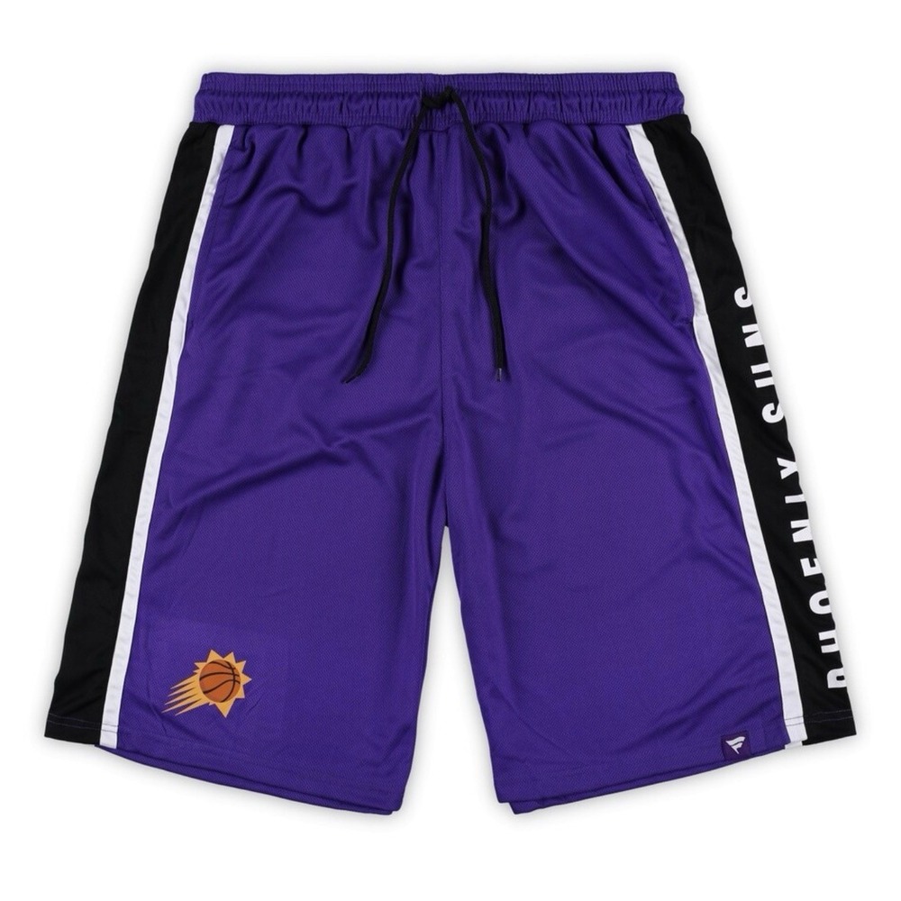 Phoenix Suns Fanatics Big & Tall Referee Iconic Mesh Shorts Purple 4XL NWT